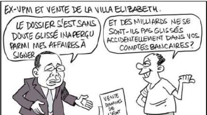 L’ancien vice premier ministre Julien REBOZA a signé l’acte de vente du Villa Elisabeth en date du 24 janvier 2014, l’affaire n’a été découverte que le 24 octobre 2017 – 9 avril 2019