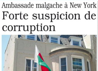 Suspicion de corruption à l’ambassade malgache de New York – Les faits remontent à 2007 mais la plainte n’a été déposée qu’en 2014 – Les nouvelles du 18 mai 2019