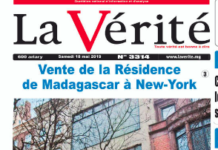 Vente de la Résidence de Madagascar à New-York en 2007 – La sulfureuse affaire refait surface en 2019 – La vérité du 18 mai 2019